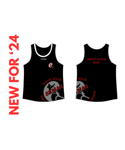 NEW FOR '24 Swift Kick Martial Arts Academy Singlet Adults 1