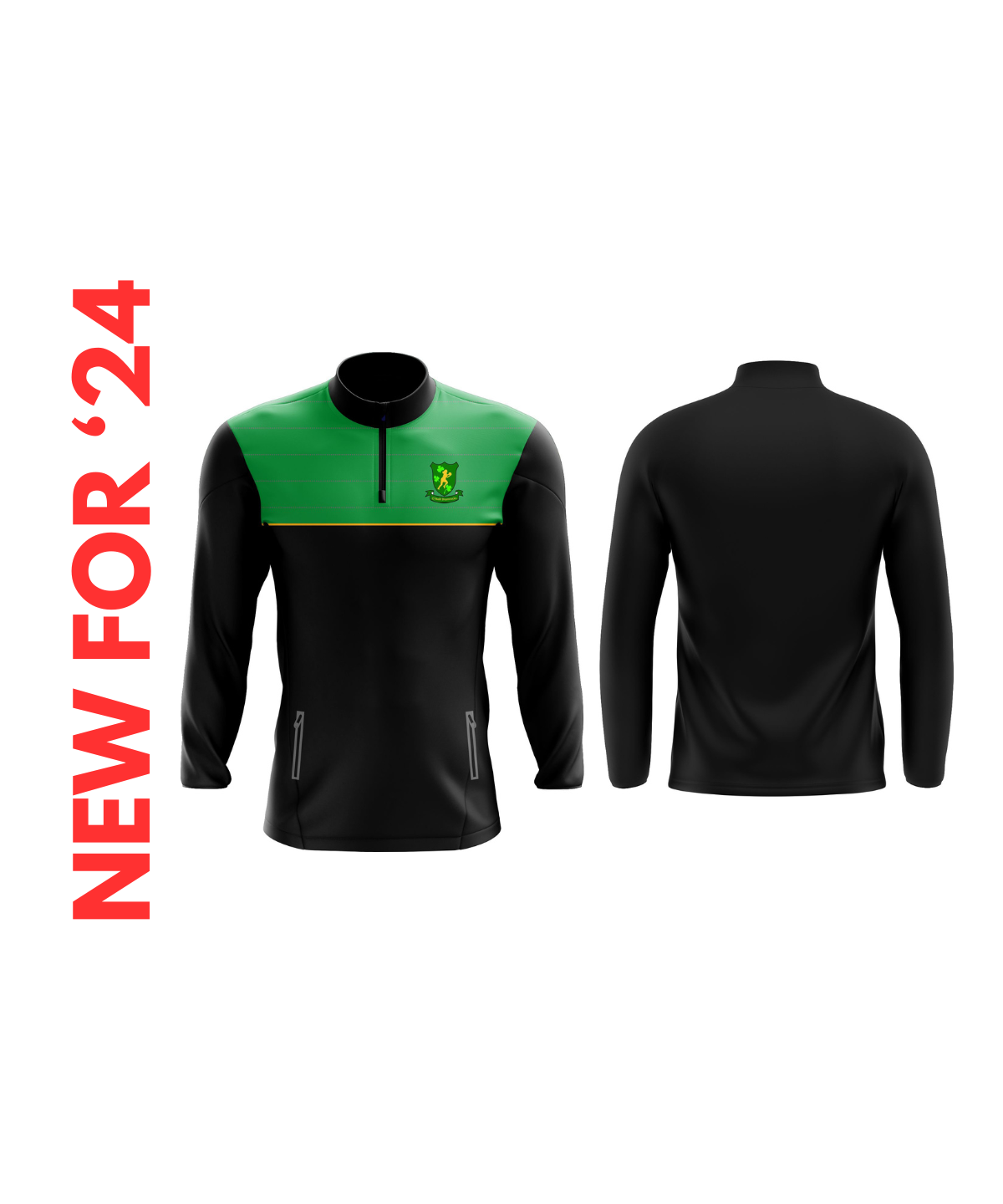 NEW FOR '24 O'Neill Shamrocks Puffer Half Zip Adults