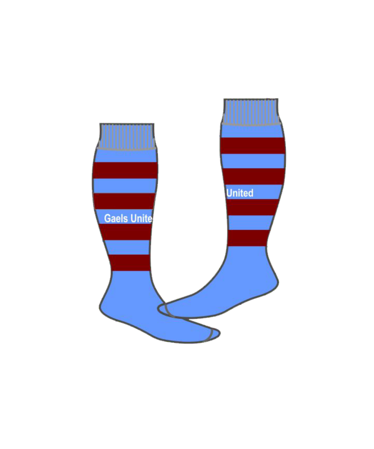 Gaels United FC Long Socks Kids