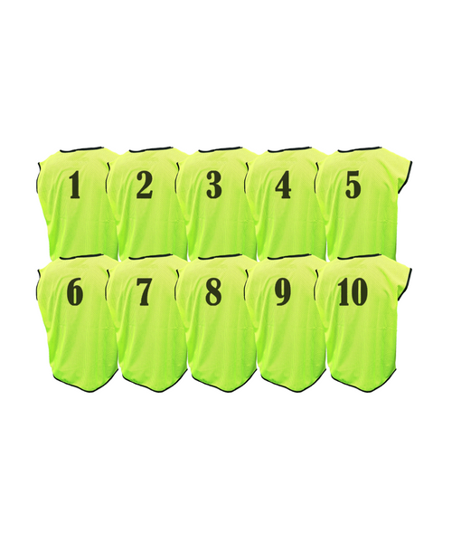 Pack of Squad Training Bibs Adults (from 1 to 10)