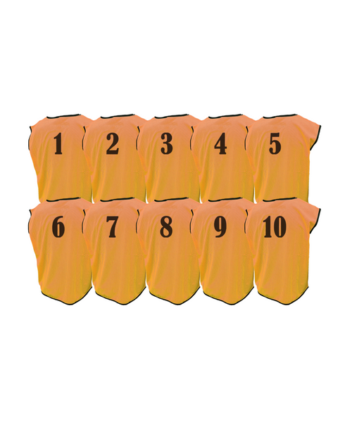 Pack of Squad Training Bibs Kids (from 1 to 10)