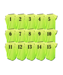 Pack of Squad Training Bibs Adults (from 1 to 15)